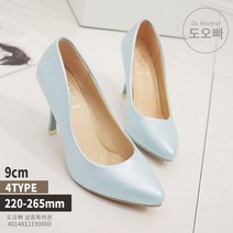 도오빠 하이힐 9cm 스틸레토 파인힐 뾰족코 큰발 빅사이즈 여성 여자 중년 기본 베이직 면접 구두 봄 여름 가을 사계절 캐주얼 신발 10대 20대 30대 청소년 대학생 직장인