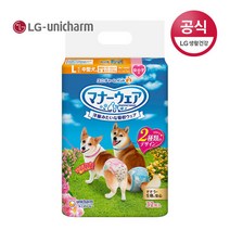 LG유니참 매너웨어 반려견 여아용 기저귀 L 32P, 단품없음