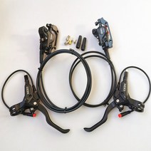 전자 자전거 스쿠터 유압 디스크 차단 전원 브레이크 2 핀 방수 플러그 전기 자전거 브레이크 DIY 어셈블리 전면 후면 브레이크, a pair FRONT REAR_CHINA