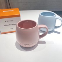 르 쿠르제 250ml 카푸치노 머그컵, 블루+핑크