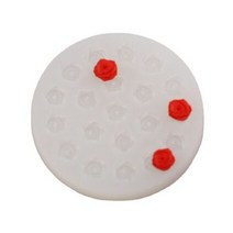 DIY 미니 3D 장미 꽃 실리콘 케이크 금형 수제 초콜릿 Sugarcraft 장식 퐁당 사탕 촛불, 공간