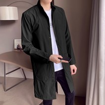 남자 봄 야상 하프점퍼 항공 블루종 롱자켓 바람막이