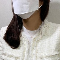마스크스트랩 마스크줄 마스크끈 마스크악세사리 투톤구슬 MST75, 1개, 그린