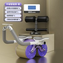 복륜 복근 휠 자동 리바운드 팔꿈치 지지대 남녀 복부운동 피트니스 장비, 퍼플 + 윗몸일으키기 보조기