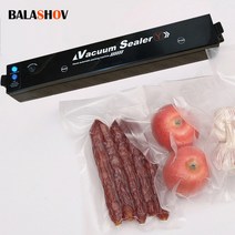 업소용진공포장기 정육진공포장기 생선진공포장 가정용 식품 진공 실러 포장 기계 필름 포장기 10 개 가방 주방 도구 EU 플러그 220V