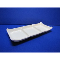 멜라민 사각 3칸 찬기 나눔 접시 3칸접시 DS 4005 3구