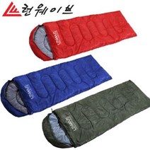 포근하고 가벼운 이불형 침낭 700g 3가지색 간편캠핑 캠핑용품 _ 23021601EA, 쿠팡도윤 판매이력 하계침낭레드