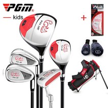 PGM 주니어 아동용 골프채 어린이 골프 클럽 세트 GOLF CLUB 장갑포함, 노랑