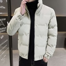 라벨50화이트오리털라이트슬림패딩남겨울남성코트