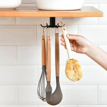 조리도구 주방 회전 천장 걸이 6구 후크 문어발 RD-10436, 상세페이지 참조