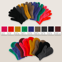 [플러스코튼]유아동 돌아기 수면 겨울 벙어리장갑 손가락장갑 털장갑 목도리