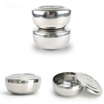 VJSLVKSL 스텐 27종 업소용 밥공기 밥그릇 뚜껑포함 9.8x4.5cm 재고458EA, 퍼니파니쿠팡 본상품선택, 퍼니파니쿠팡 본상품선택