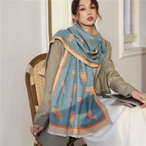 2022 새로운 겨울 따뜻한 캐시미어 스카프 여성용 이중 사용 두꺼운 담요 패션 레이디 파시미나 목도리 랩 부판다 스카프 두건