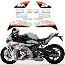 bmw s1000rr 2019 2020 2021 2022 액세서리 스티커 탱크 패드 데칼 hp4 스티커 로고, 분명한