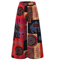 여자 알라딘 바지 할렘 하렘 배기 와이드 항아리 넓은 다리 요가 타이어 코트 여성 허리 여성 팬츠