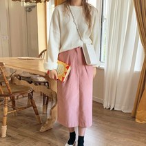 무드무드 마티 니트 스웨이드 스커트 SET