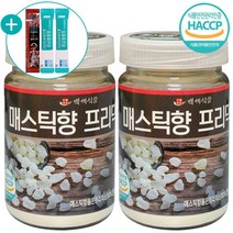 매스틱향 프리믹스 매스틱검 부모님 선물 추천 그리스 키오스 매스틱분말 가루 양배추분말 유산균 혼합150g + 사은품증정, 2병, 150g