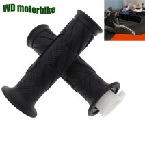 ATV 바이크 부품 액티브한 30 40 50 취미생활범용 핸들 그립 세트 스로틀 케이블 없음 GY6 50cc-250cc 용, 01 black 2