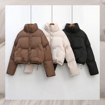 겨울 집업 웰론 숏패딩 크롭점퍼 SN