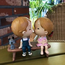 커플 인형 인테리어 소품 장식 귀여운 아이 서재 거실, 오리4P