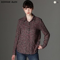 보니알렉스BONNIE ALEX 레오파드 트렌디 블라우스