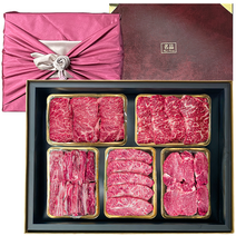 [미쓰하누]1++(9) 한우 선물세트 2.5kg 2kg 설날 부모님선물 투뿔 꽃등심 살치 꽃살 안심, 구이모듬 2kg, 수령날짜지정메모