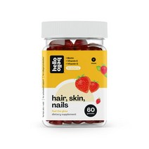 Hello Bello 헬로 벨로 헤어 스킨 네일 비타민 딸기 맛 젤리 2500mcg E 비타민C 콜라겐 생산 60정