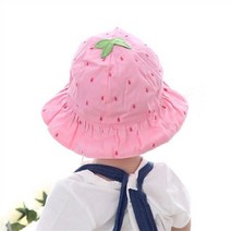 딸기 벙거지 아기모자42-50cm 300054/백일아기모자/돌아기모자/아기벙거지모자/아기모자쇼핑몰/아기귀달이모자/유아모자/여자아기모자/남자아기모자