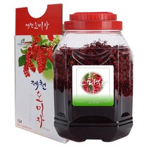 약초의고장 제천 오미자청 당절임 10kg GAP인증 2022년산, 1통
