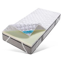 FAN 판 Clinisan Punktoflex Plus 토퍼 8.5cm 180 x 200cm 독일내수용 바닥 침대 메모리폼 매트리스