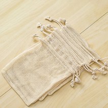 다파요 1+1 천연 면 비누 그물망 주머니 다용도 파우치 매쉬 비누망 비누거품망 버블망, 1P, 2P