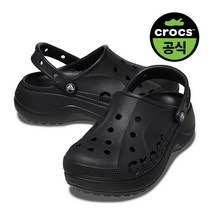 크록스 여성 BAYA PLATFORM CLOG BK (23SWCL208186)