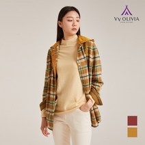 올리비아로렌 [비비올리비아] 후드 탈부착 아우터형 셔츠 VVCNLWW9161