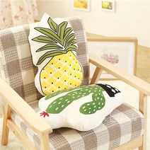 북유럽 파인애플 선인장 별모양 베개 쿠션 장식 어린이 방 사진 배경 소파 베개, 오각별 45cm
