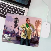 지패드5GTA 5 소형용 마우스 패드 PC 게이머 키보드 컴퓨터 오피스 매트 XXL 노트북 카펫 애니메이션 데스, 03 LockEdge290x250x2mm, 11 A11
