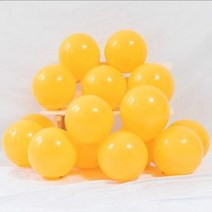 라텍스 풍선 라운드 화이트 웨딩 장식 생일 파티 에어볼 사이트 용품 10 인치 2.2g 30 개, 30 pcs, 10inch, lemon yellow