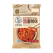 즐거운동행 미정당 쫄볶이 470g /CJ / 밀키트 호떡 짜장 즉석 매운 요리 홈파티 쌀 간단 맛집 국물, 1개