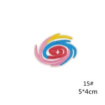의류 여성 남성 Diy 자수 패치 귀여운 거래 아이언에 의류용 3D 패브릭, [15] WHITE