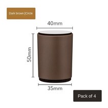 부자재 가구 침대 의자 4pcs 캐비닛 테이블 피트 소파 기본 및 다리 가구 Raiser 침대 자 보호자 부품, 01 4pcs Round
