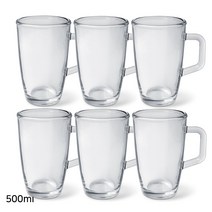 글라스락 퓨전 머그컵 500ml, 6개