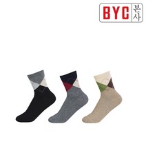 [BYC 본사]여 아가일 중목양말(3매입) SWS2323