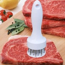 채썰기 기계 다기능 채칼 수동 고기 분쇄기 부드러운 고기 바늘 직업 고기 고기 tenderizer 바늘 스테인레스 스틸 식품 쵸퍼 주방 도구, 하얀