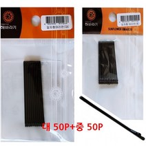 일자머리핀 대 50P+중 50P 헤어실핀 헤어핀