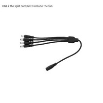 100v 240v 수족관 물고기 탱크 냉각 팬 시스템 확장 가능한 링크 멀티 헤드 산호 잔디 탱크 수족관 쿨러 peceras y acuarios, 1 드래그 4 포인트, 미국 어댑터 플러그