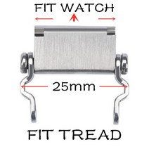 수공구 세트 (에서 선박 us) Leatherman 트레드 어댑터에 대 한 모든 크기 시계 링크 버클 G-SHOCK Garmin, 02 Silver-25mm_07 28mm