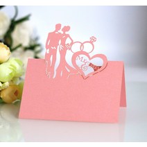 피로연 돌잔치 테이블 좌석표 핑크 러브 신랑 결혼식 장소 카드 레이저 컷 결혼 테이블 리셉션 로그인 다이아몬드 Ms Mrs 좌석 장식 도매 핑크 신부, 03 Pink
