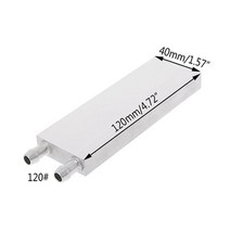 컴퓨터 멀티 사이즈 알루미늄 워터 쿨링 블록 방열판 시스템 PC 노트북 CPU 40x120mm 40x80 40x160 40x180 40x40x24, 09 Gold