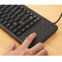 컨트롤 방수 공업 유선 키보드 서버 작업 기계 트랙볼마우스, C01-공식모델, T02-블랙골드 8800터치보드 PS2