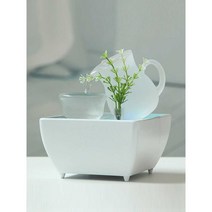 미니분수대 물레방아 가습기 장식 조경 가정용 인테리어 물멍, 3번모델 전기 플러그