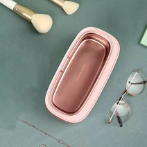 초음파 세척기 가정용 업소용Portable Ultrasonic Cleaner Mini Washing Machine Glasses Jewelry Watch St, 03 Pink_03 UK